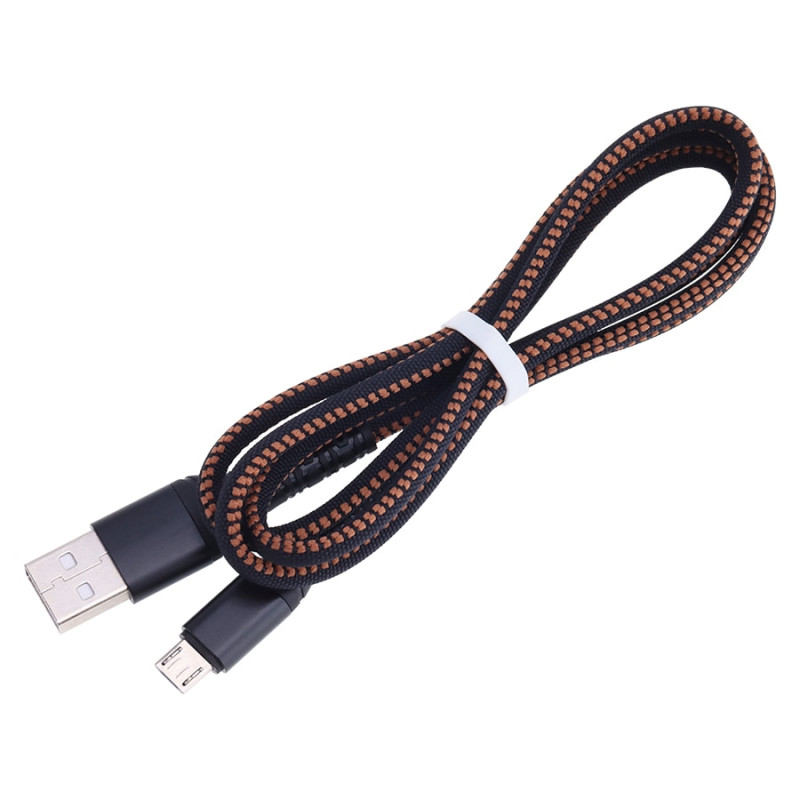 NEW Кабель USB V01 Jeans Micro (Джинсовый) синий 20pcs